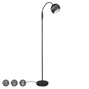 FLETCHER Czarny mat E14 Lampa podłogowa stojąca Trio 413300132