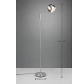Lampa podłogowa stojąca FLETCHER Nikiel mat E14 Trio 413300107 | 4017807507416 noxbox lampynox www.lampynox.pl