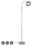 FLETCHER Nikiel mat E14 Lampa podłogowa stojąca Trio 413300107