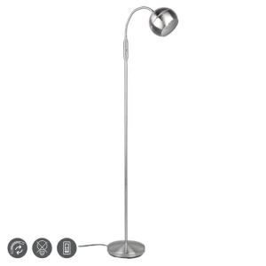 FLETCHER Nikiel mat E14 Lampa podłogowa stojąca Trio 413300107