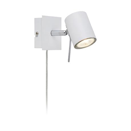 Kinkiet ścienny regulowany HYSSNA LED biały 50W 3000K Markslojd 105481 | 7330024543119 noxbox lampynox www.lampynox.pl