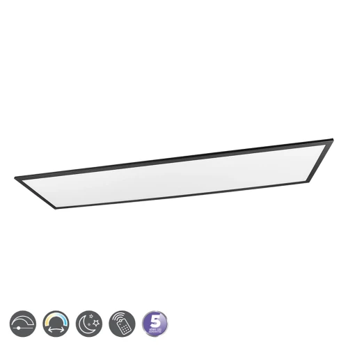 Plafon GAMMA Czarny mat LED 33,5W DIM Pilot 2700-6500K ściemnialny RL R62861232 | 4017807503753 noxbox lampynox www.lampynox.pl