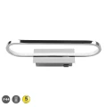 Kinkiet łazienkowy nad lustro GIANNI Chrom z wyłącznikiem LED 17W 3000K IP44 Trio 283770106 | 4017807508079 noxbox lampynox www.lampynox.pl
