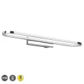 Kinkiet łazienkowy nad lustro GIANNI Chrom z wyłącznikiem LED 22W 3000K IP44 Trio 283779106 | 4017807508093 noxbox lampynox www.lampynox.pl