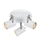 KEY biały | stalowy Ø 24cm 3xGU10 Spot Markslojd 106421