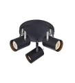 Spot KEY czarny | stalowy Ø 24cm 3xGU10 Markslojd 106422 | 7330024559349 noxbox lampynox www.lampynox.pl