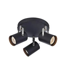 KEY czarny | stalowy Ø 24cm 3xGU10 Spot Markslojd 106422