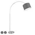 Lampa podłogowa stojąca HOTEL Szara E27 Wysokość regulowana Trio 461100111 | 4017807508673 noxbox lampynox www.lampynox.pl