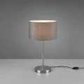 Lampka stołowa HOTEL Szara wys. 55cm E27 Trio 511100111 | 4017807508710 noxbox lampynox www.lampynox.pl