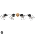 Spot JAIPUR Czarny mat 4xE27 RL R80614032 | 4017807508758 noxbox lampynox www.lampynox.pl
