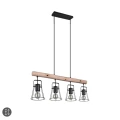 Lampa wisząca JAIPUR Czarny mat 4xE27 RL R30614032 | 4017807508765 noxbox lampynox www.lampynox.pl