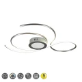 Lampa sufitowa JIVE Nikiel mat LED DIM Pilot 48W 2700-6000K Ściemnialna Trio 623419207 | 4017807506266 noxbox lampynox www.lampynox.pl