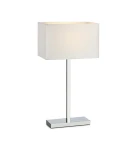 SAVOY chrom | biały E27, gniazdo ładowania USB Lampka stołowa Markslojd 106305