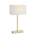 SAVOY złoty | biały E27, gniazdo ładowania USB Lampka stołowa Markslojd 106306