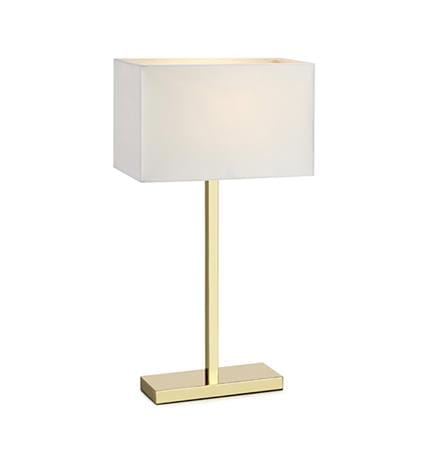 Lampka stołowa SAVOY złoty | biały E27, gniazdo ładowania USB Markslojd 106306 | 7330024558182 noxbox lampynox www.lampynox.pl