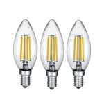 2W LED E14 2700K KERZE trójpak 3xE14 