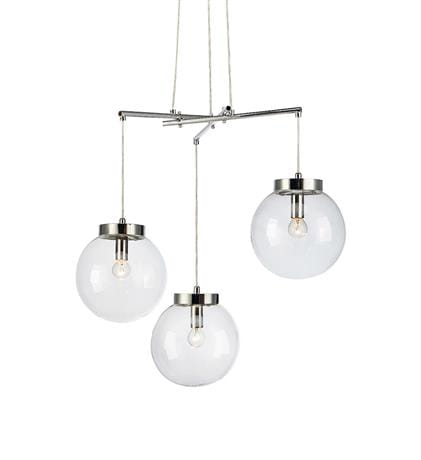 Lampa wisząca potrójna SICILY chrom 3xE14 Markslojd 107015 | 7330024571365 noxbox lampynox www.lampynox.pl