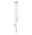 Lampa wisząca potrójna SKY złoty 3xE27 Markslojd 106333 | 7330024558458 noxbox lampynox www.lampynox.pl