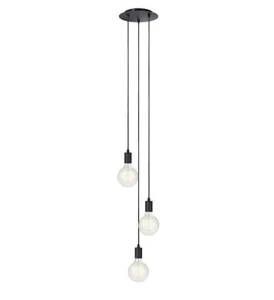 SKY czarny 3xE27 Lampa wisząca potrójna Markslojd 106334