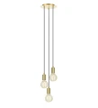 Lampa wisząca potrójna SKY mosiądz szczotkowany 3xE27 Markslojd 107107 | 7330024572386 noxbox lampynox www.lampynox.pl