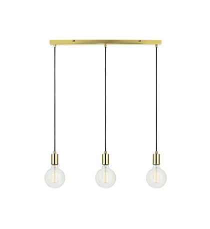 Lampa wisząca potrójna SKY złoty 3xE27 Markslojd 106335 | 7330024558472 noxbox lampynox www.lampynox.pl