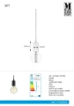 Lampa wisząca SKY czarny E27 Markslojd 107366 | 7330024578043 noxbox lampynox www.lampynox.pl