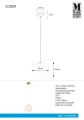 Lampa wisząca SOBER biały | mosiądz Ø 25cm E27 Markslojd 107918 | 7330024588066 noxbox lampynox www.lampynox.pl
