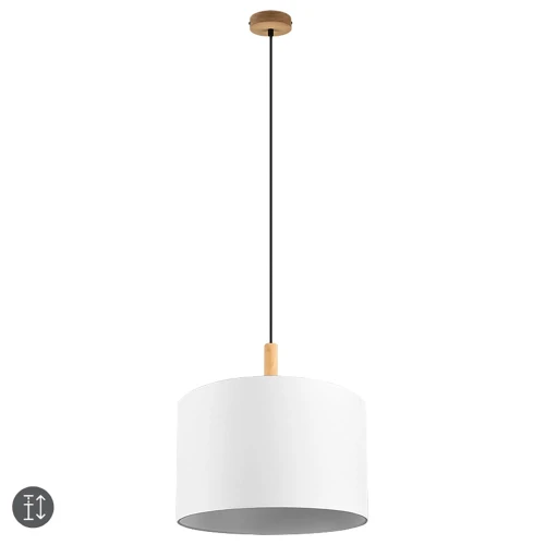 Lampa wisząca KORBA Biały E27 Trio 301200101 | 4017807502626 noxbox lampynox www.lampynox.pl