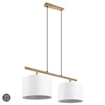 KORBA Biały 2xE27 Lampa wisząca
