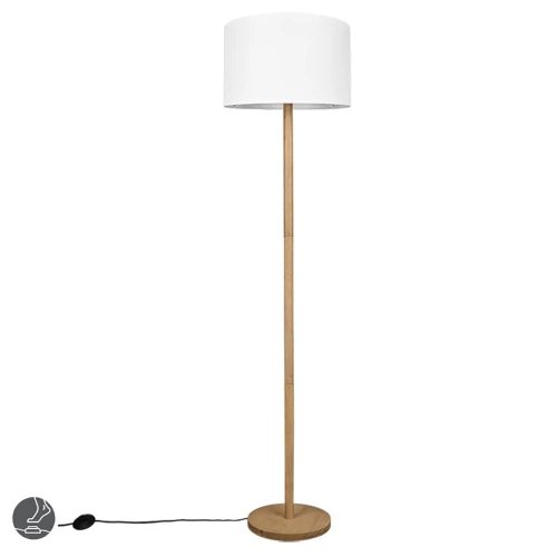 Lampa podłogowa stojąca KORBA Biały E27 Trio 401200101 | 4017807502640 noxbox lampynox www.lampynox.pl