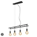 Lampa wisząca LADDER Czarny 4xE27 RL R30644002 | 4017807502909 noxbox lampynox www.lampynox.pl