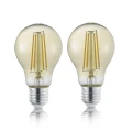 Dwupak żarówki filament 2x4W LED 2700K E27 Trio 987-2479 | 4017807509113 noxbox lampynox www.lampynox.pl