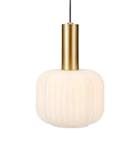 SOBER biały | mosiądz Ø 15cm E14 Lampa wisząca Markslojd 108123