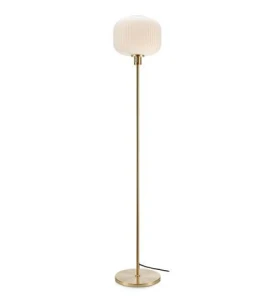 SOBER biały | mosiądz Ø 25cm E27 Lampa podłogowa stojąca Markslojd 108054