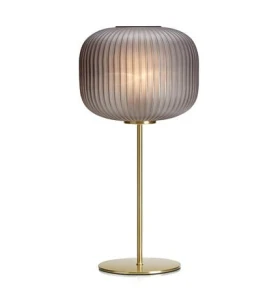 SOBER przydymiony | mosiądz Ø 25cm E27 Lampa stołowa Markslojd 107820