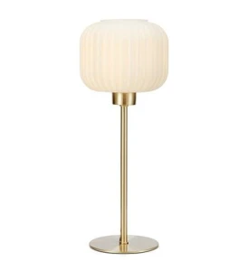 SOBER biały | mosiądz Ø 15cm E14 Lampa stołowa Markslojd 108120