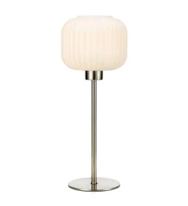 SOBER biały | stalowy Ø 15cm E14 Lampa stołowa Markslojd 108121