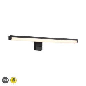 LINO Czarny mat szer.40cm. LED 7W 3000K IP44 Kinkiet łazienkowy nad lustro