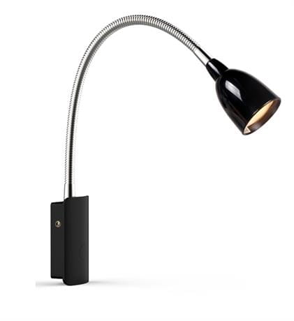 Kinkiet snake regulowany na wysięgniku TULIP czarny LED 2,5W 3000K Markslojd 105940 | 7330024550650 noxbox lampynox www.lampynox.pl