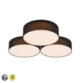 Lampa sufitowa LUGANO Czarny ściemnialy LED 38W 3000K Trio 621910302 | 4017807503999 noxbox lampynox www.lampynox.pl