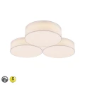 Lampa sufitowa LUGANO Biały ściemnialy LED 38W 3000K Trio 621910301 | 4017807503975 noxbox lampynox www.lampynox.pl