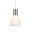Lampa wisząca VERO Stalowy | Biały Ø 9cm E14 Markslojd 107511 | 7330024579750 noxbox lampynox www.lampynox.pl