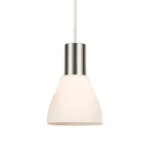 VERO Stalowy | Biały Ø 9cm E14 Lampa wisząca Markslojd 107511