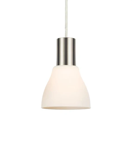 Lampa wisząca VERO Stalowy | Biały Ø 9cm E14 Markslojd 107511 | 7330024579750 noxbox lampynox www.lampynox.pl