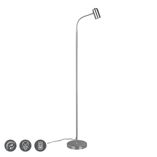 Lampa podłogowa MARILA Nikiel mat GU10 RL R40881107 | 4017807504880 noxbox lampynox www.lampynox.pl