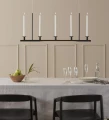 Lampa wisząca ze świecznikami DOWNTOWN czarny LED 22W 3000K Markslojd 107527 | 7330024579910 noxbox lampynox www.lampynox.pl