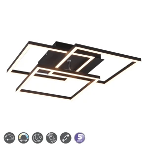 MOBILE Regulowana Czarny mat DIM LED PILOT 28W 2700-6000K Lampa sufitowa