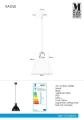 Lampa wisząca EAGLE czarny Ø 35cm E27 Markslojd 106550 | 7330024564046 noxbox lampynox www.lampynox.pl
