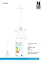 Lampa wisząca EAGLE biały Ø 35cm E27 Markslojd 106551 | 7330024564053 noxbox lampynox www.lampynox.pl