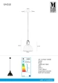 Lampa wisząca EAGLE czarny Ø 22cm E27 Markslojd 106552 | 7330024564060 noxbox lampynox www.lampynox.pl